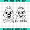 Double Trouble Chip And Dale Svg