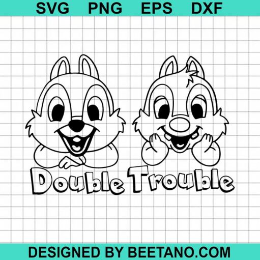 Double Trouble Chip And Dale SVG