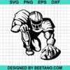 Football Player Svg Cut File