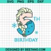 Frozen Elsa Birthday Girl SVG