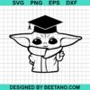 Baby Yoda Graduation Cap SVG
