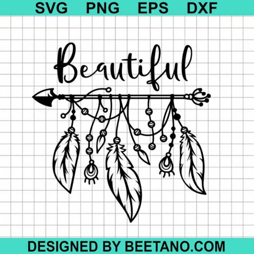 Beautiful Boho Arrow Svg