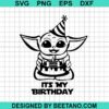 Baby Yoda Its My Birthday Svg