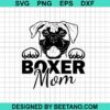 Boxer Mom Svg