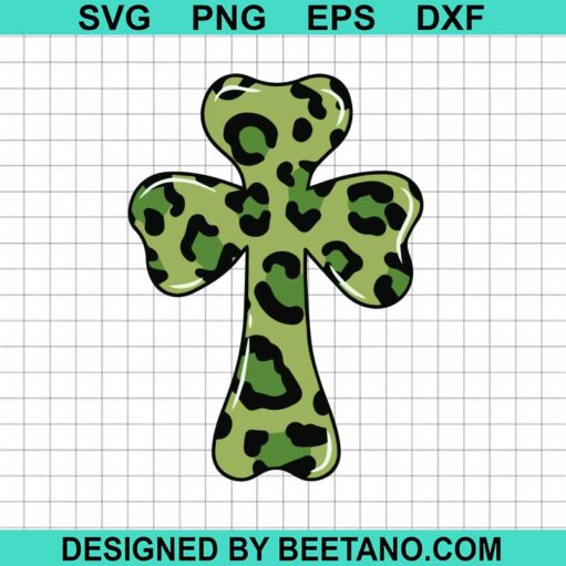 St Patricks Day Jesus Cross SVG