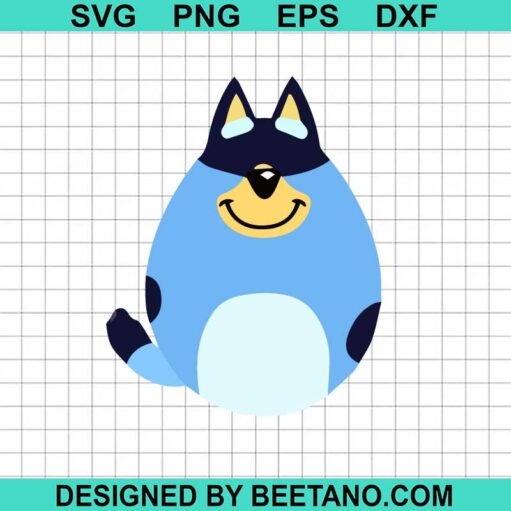 Bluey Easter Egg Svg
