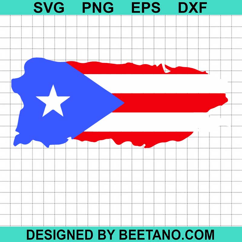 Puerto Rico Flag SVG, Puerto Rican Flag SVG, Boricua SVG