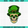 St Patricks Day Sugar Skull Svg