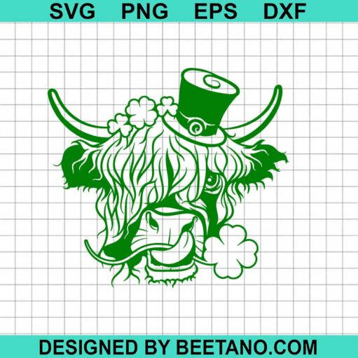 St Patrick's Day Heifer SVG