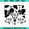 Yeehaw Cow Skull Svg
