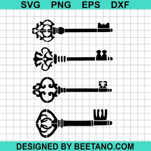 Old Keys Set SVG
