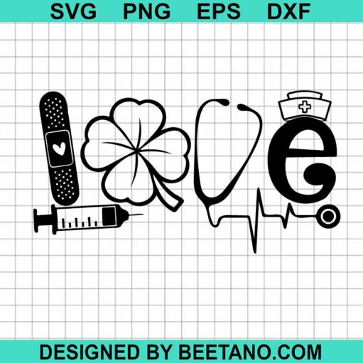 Love Nurse Life Svg
