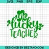 One Lucky Teacher Svg