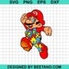 Mario Super Autism Svg