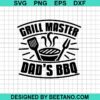 Grill Master Dad'S Bbq Svg