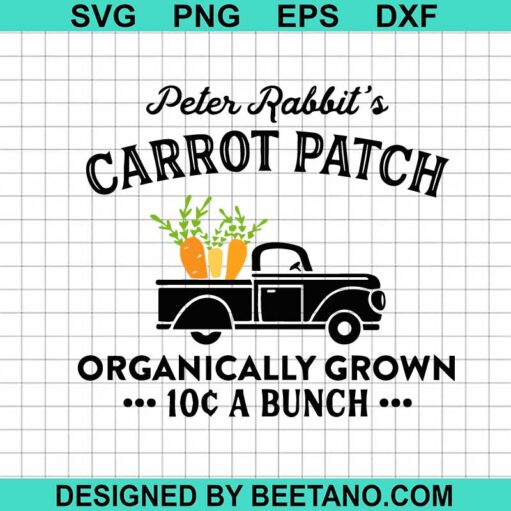 Carrot Patch Organically Grown Svg