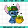 Stitch With Pot Of Gold Svg