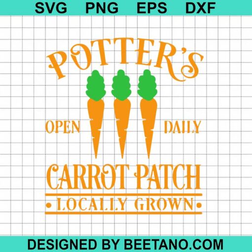 Potter'S Carrot Patch Svg