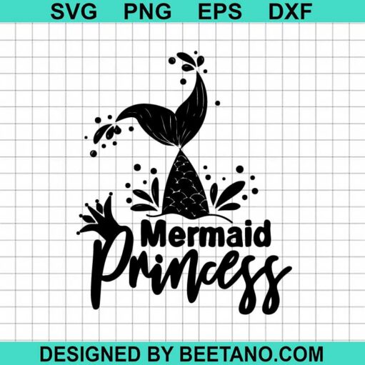 Mermaid Princess SVG