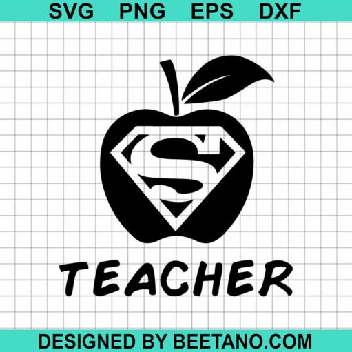 Superhero Teacher SVG