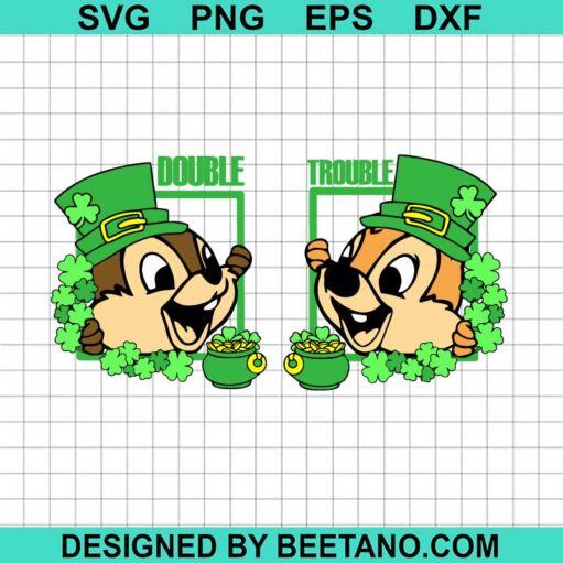 St Patricks Day Double Trouble Svg