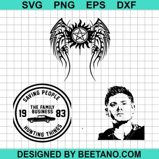 Supernatural Saving People Hunting Things SVG