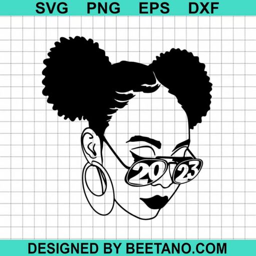 Black Girl 2023 Sunglasses Svg