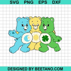 Three Care Bears Svg