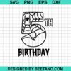 Spiderman 5Th Birthday Svg