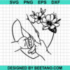 Mother Holding Hands Of 2 Child Svg