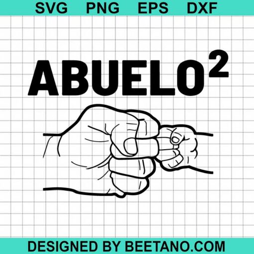 Abuelo Fist Bump Svg