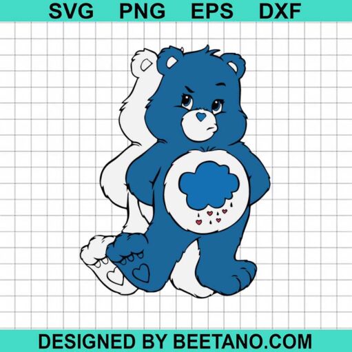 Grumpy Care Bear SVG: Unleashing the Power of Moodiness