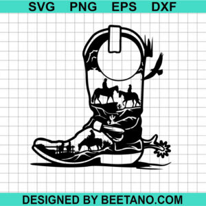 Cowboy Boots Svg