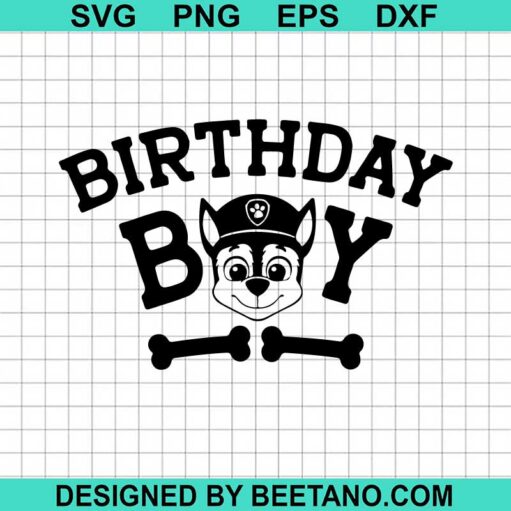 Chase Birthday Boy Svg