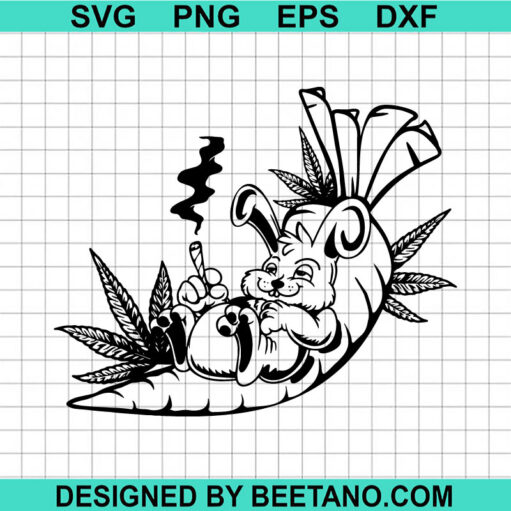 Bunny Smoking Weed Svg