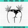 Stoner Girl Butt Svg