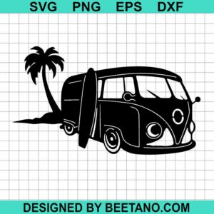 Beach Van Svg
