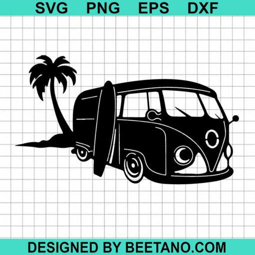 Beach Van Svg