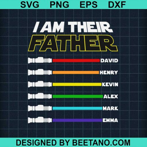 I Am Their Father Lightsaber Svg