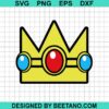 Princess Peach Crown Svg