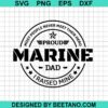 Proud Marine Dad Svg