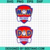 Dad And Mom Paw Patrol Logo Svg