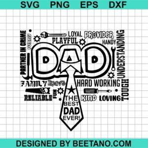 The Best Dad Ever Svg