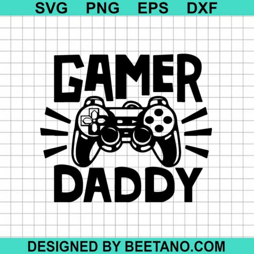 Gamer Daddy Svg