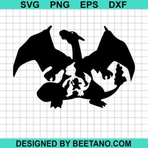 Pokemon Charizard Evolution Svg