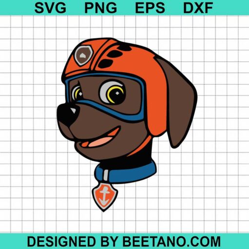 Zuma Paw Patrol Face Svg