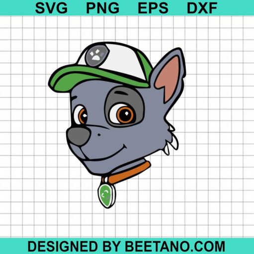 Paw Patrol Rocky Face Svg