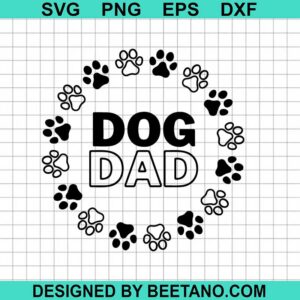 Dog Dad Svg