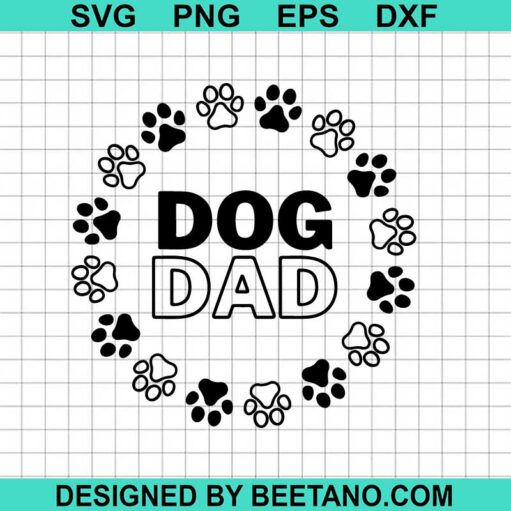 Dog Dad Svg