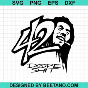 Bob Marley 420 Svg